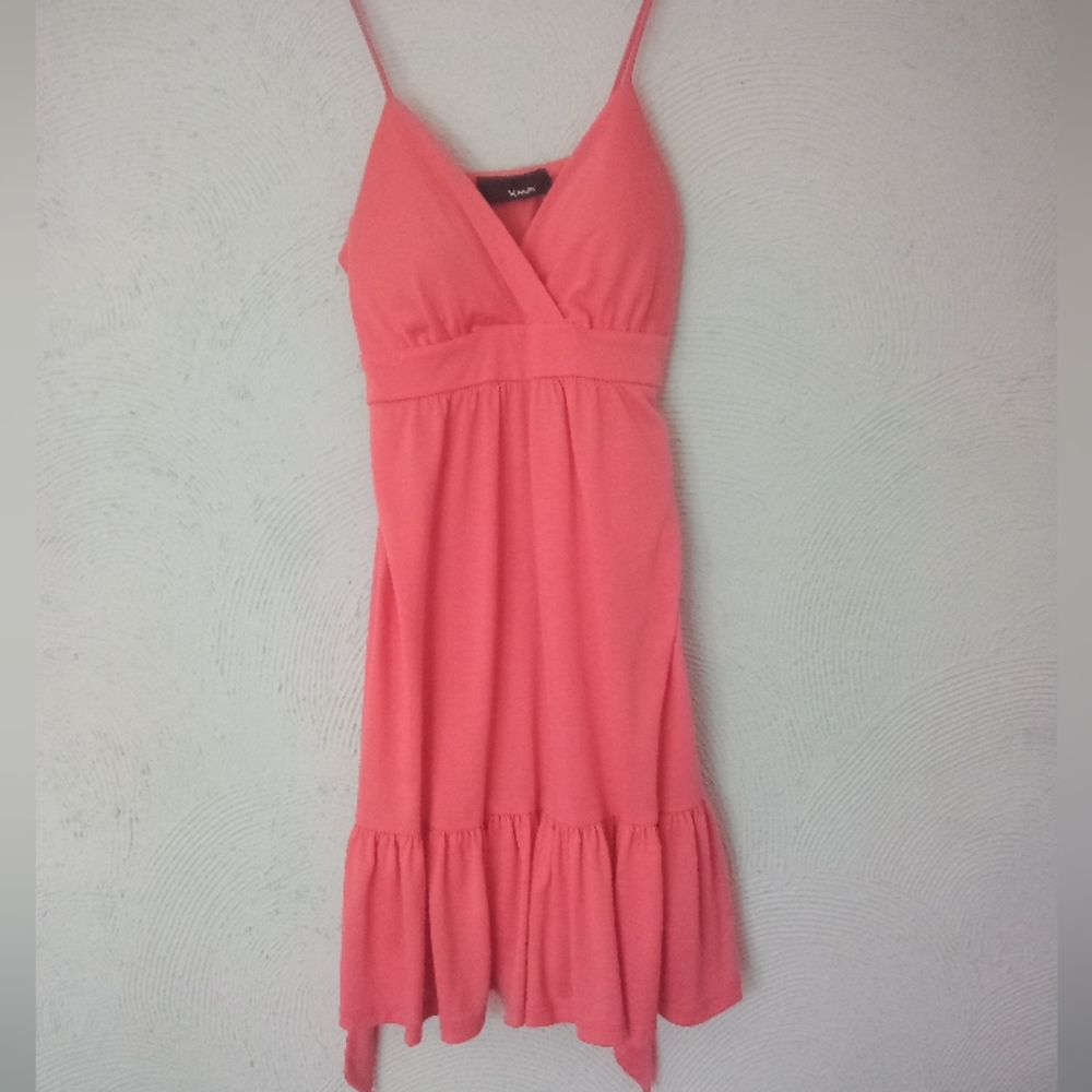 Hypnotik Coral Pink Tie Back Summer Dress